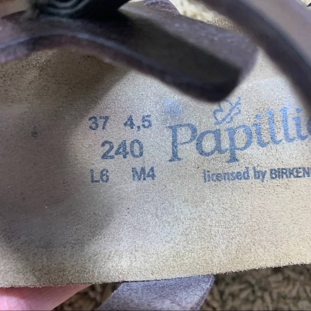 Birkenstock Brown Strappy Sandals - Picture 6 of 8